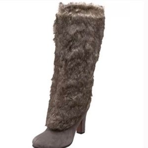 Sam Edelman Swede Shelin Faux Fur Boots Size 8.5